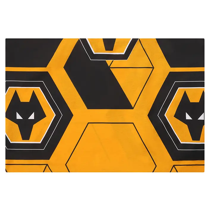 Wolves Kits Shop | Official Crest Rotary Single Duvet 200cm x 135cm Wolverhampton Wanderers Apparel
